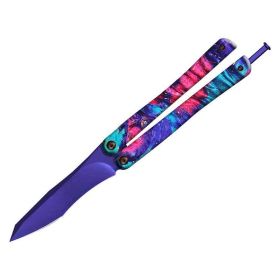 Butterfly Knife JDM Block Scratch Waterproof Sticker (Option: A5)