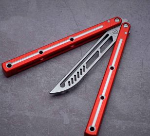 New Version Of Boundless Siren V3 Butterfly Knife Practice Version (Color: Red)