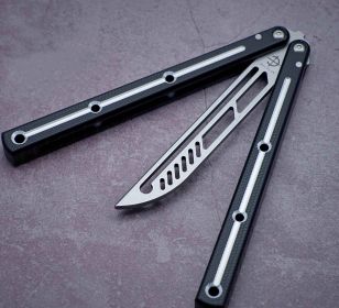 New Version Of Boundless Siren V3 Butterfly Knife Practice Version (Color: Black)