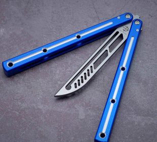 New Version Of Boundless Siren V3 Butterfly Knife Practice Version (Color: Blue)