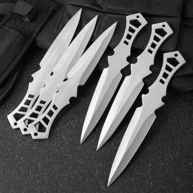 Outdoor Hand Sword Tang Dark Instrument Professional Adult Darts (Option: White shark-Six sticks)