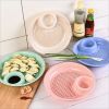 1pc Dumpling Tray; Drain Double-layer Plate With Vinegar Plate; Household Round Plastic Large Dinner Plate; Tray For Dumplings