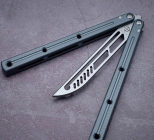 New Version Of Boundless Siren V3 Butterfly Knife Practice Version (Color: Grey)